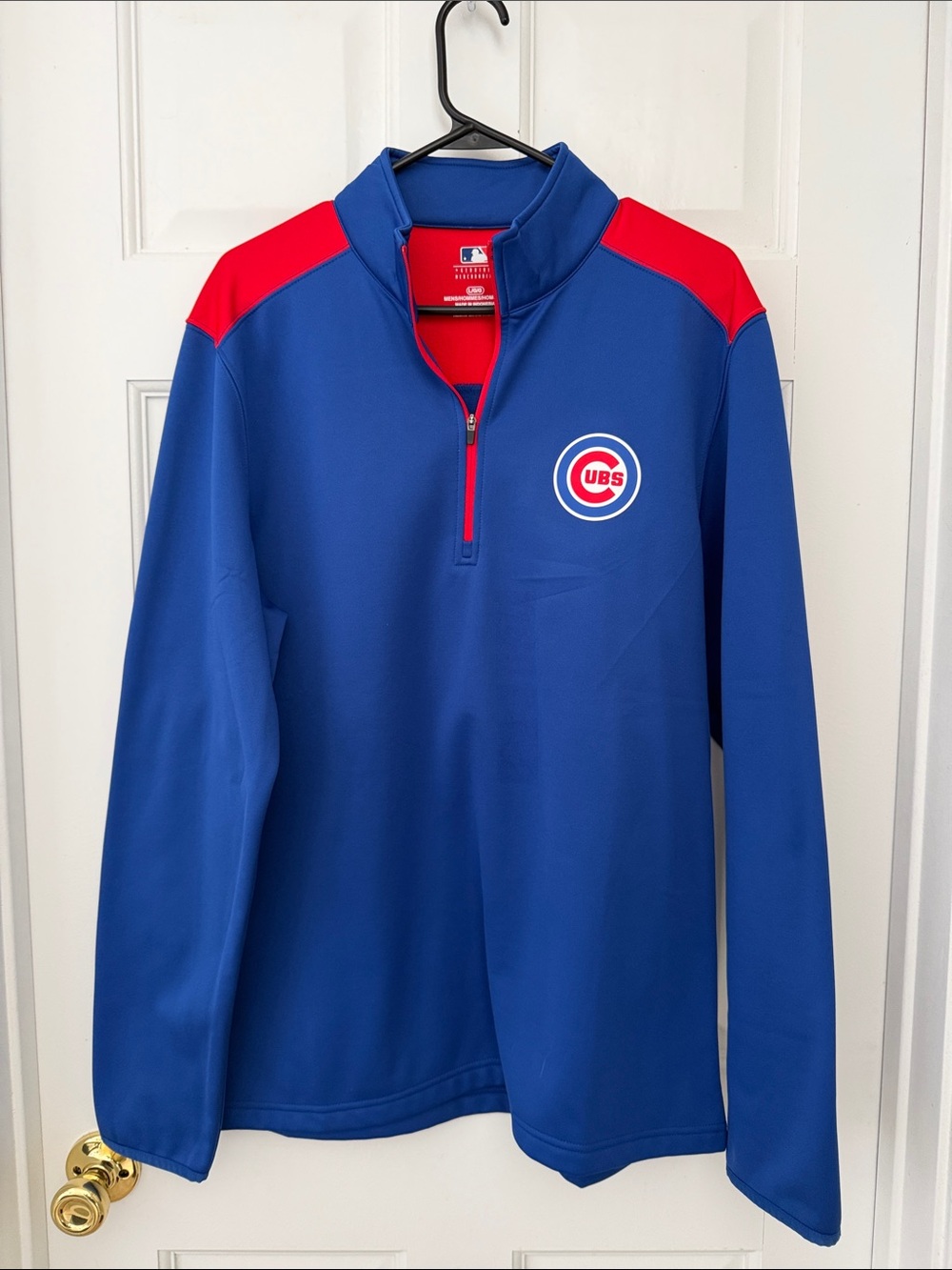 Genuine Merchandise Blue and Red Chicago Cubs Quarter-Zip Pullover